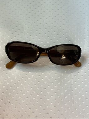 kate spade Black Sunglasses with Brown Temple Tips